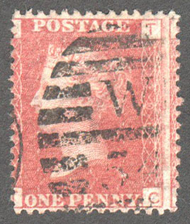 Great Britain Scott 33 Used Plate 206 - TC - Click Image to Close